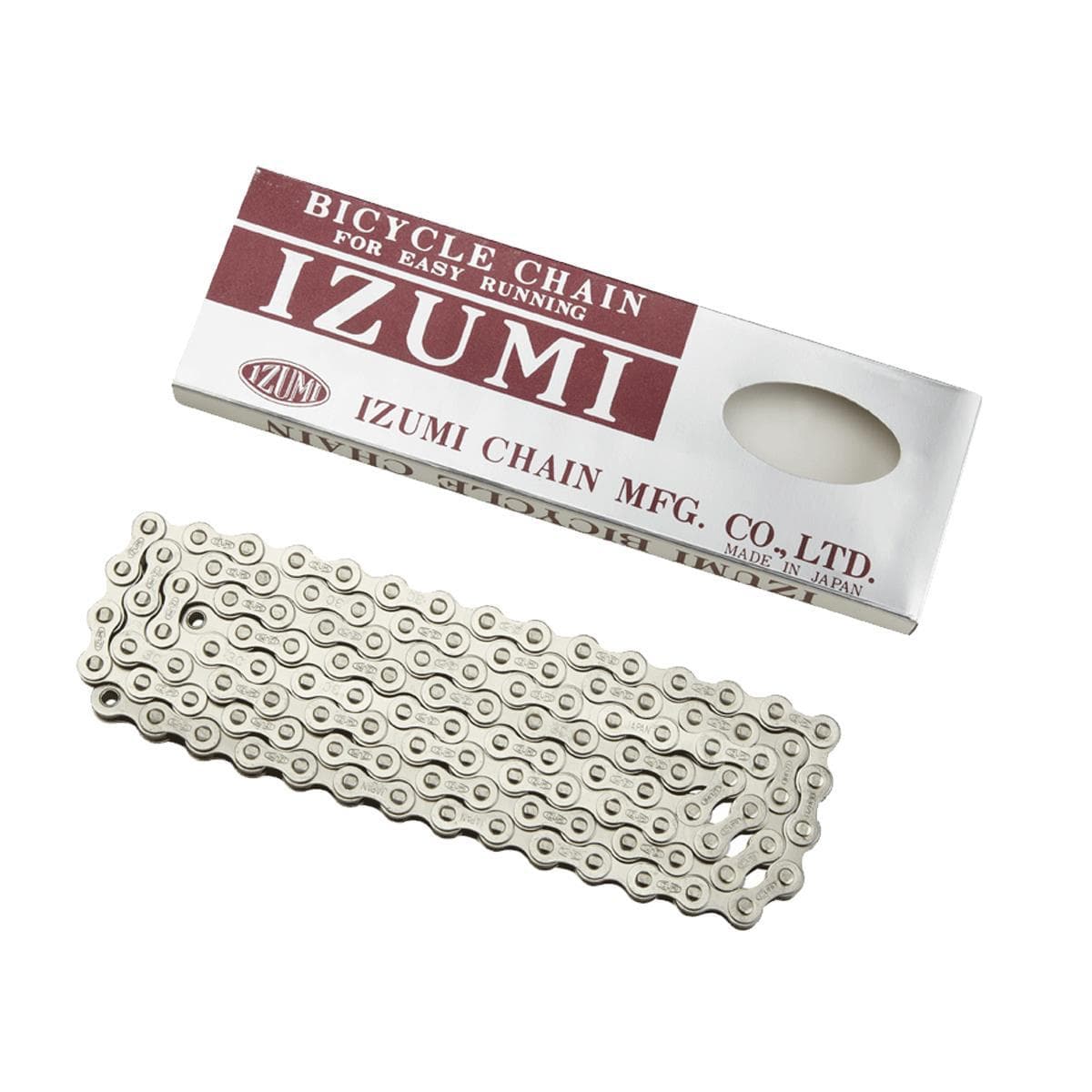 Izumi 1/8 Standard Track/Fixed Chain Silver: Silver