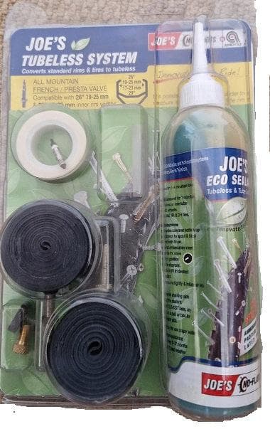 Joe's No Flats Eco Sealant Tubeless Conversion Kit - All Mountain FV