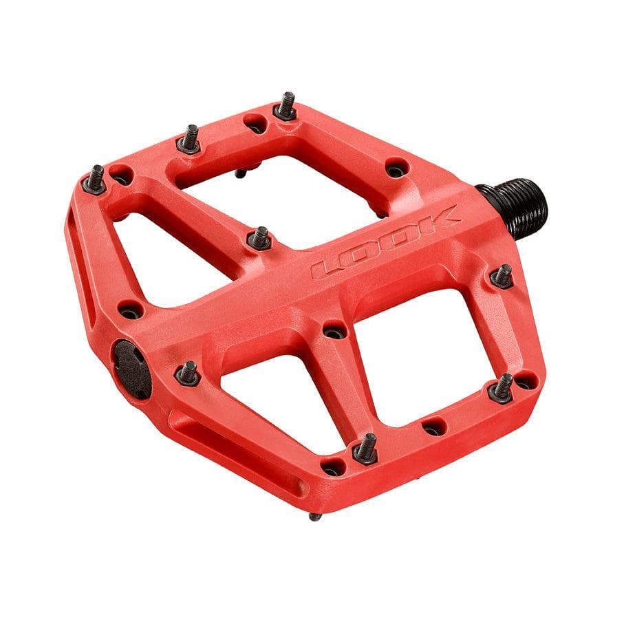 Look Trail Roc Fusion Flat Mtb Pedals: Red