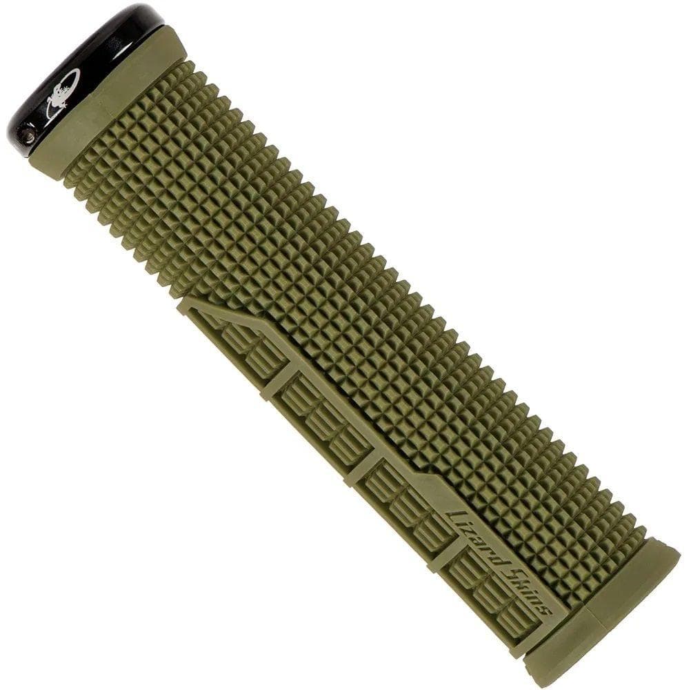 Lizard Skins Single Clamp Lock On Machine  Olive Green