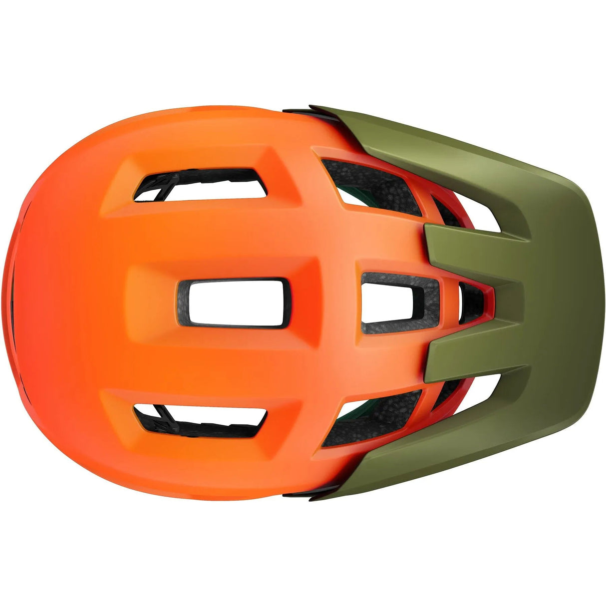 Lazer Coyote KinetiCore Helmet - Matt Orange Green - Medium