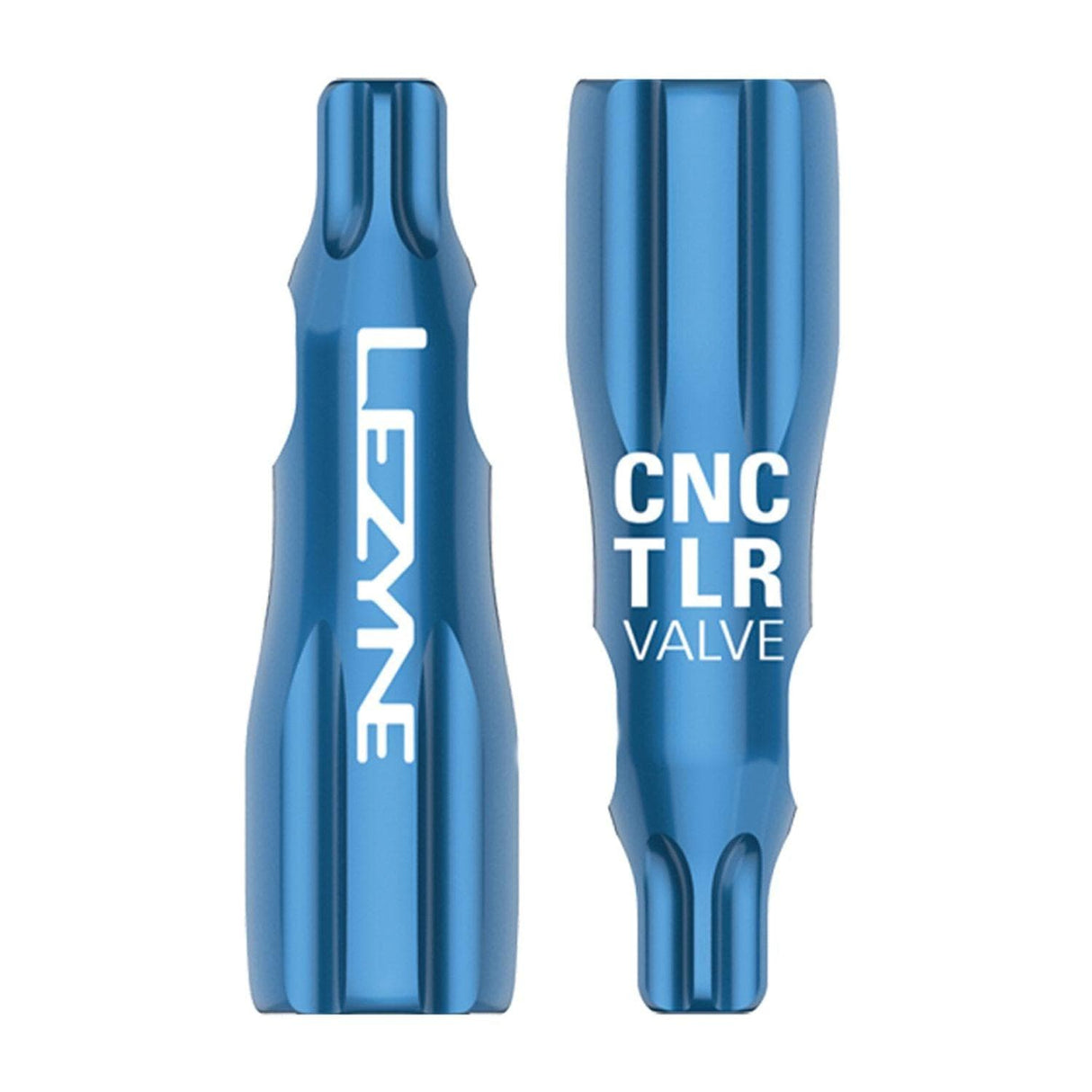 Lezyne CNC TLR Valve Caps Only (Pair)  Blue