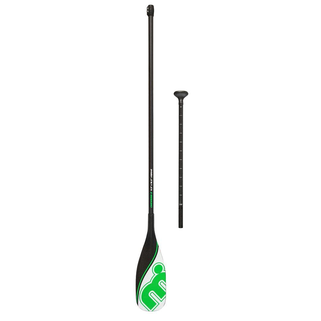 Mistral Chevron Paddle (2 Piece) 2022: Green 6.5" X 16.5"