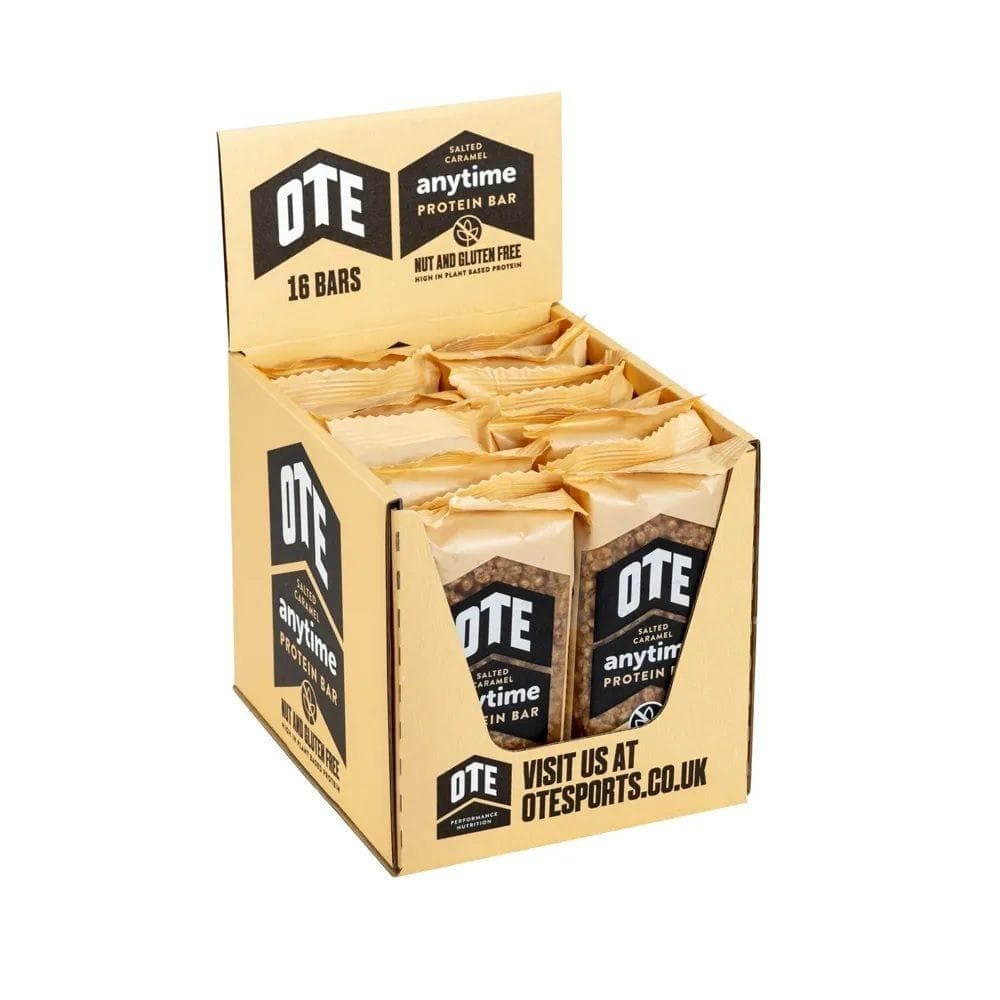 OTE Anytime Plant Based Protein Bar  Salted Caramal 16x55