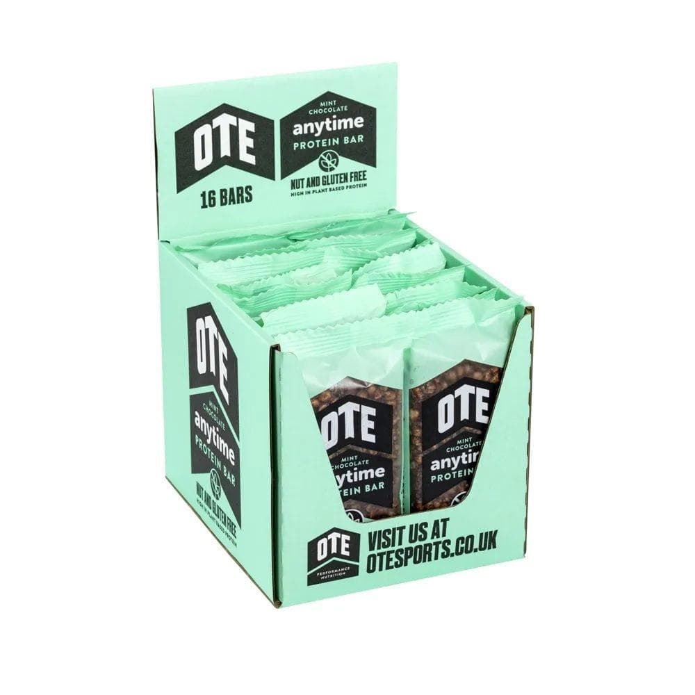 OTE Anytime Plant Based Protein Bar  Mint Chocolate 16x55