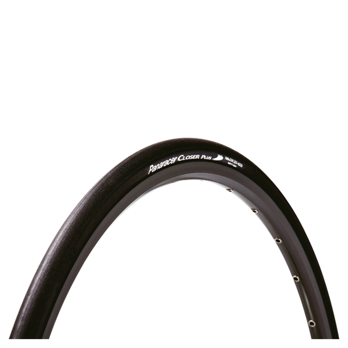 Panaracer Closer Plus Folding Road Tyre: Black/Black 700X25C