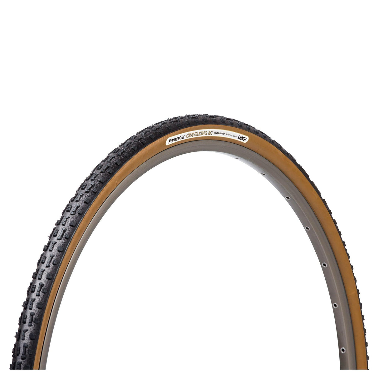 Panaracer Gravelking Ac Tlc Folding Tyre: Black/Brown 700X35C