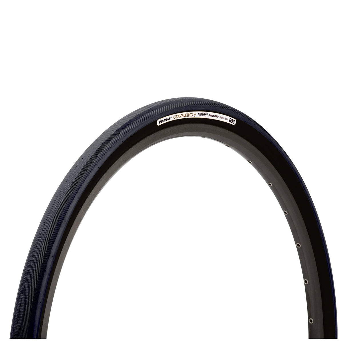 Panaracer Gravelking Slick+ Tlc Folding Tyre: Black/Black 700X38C