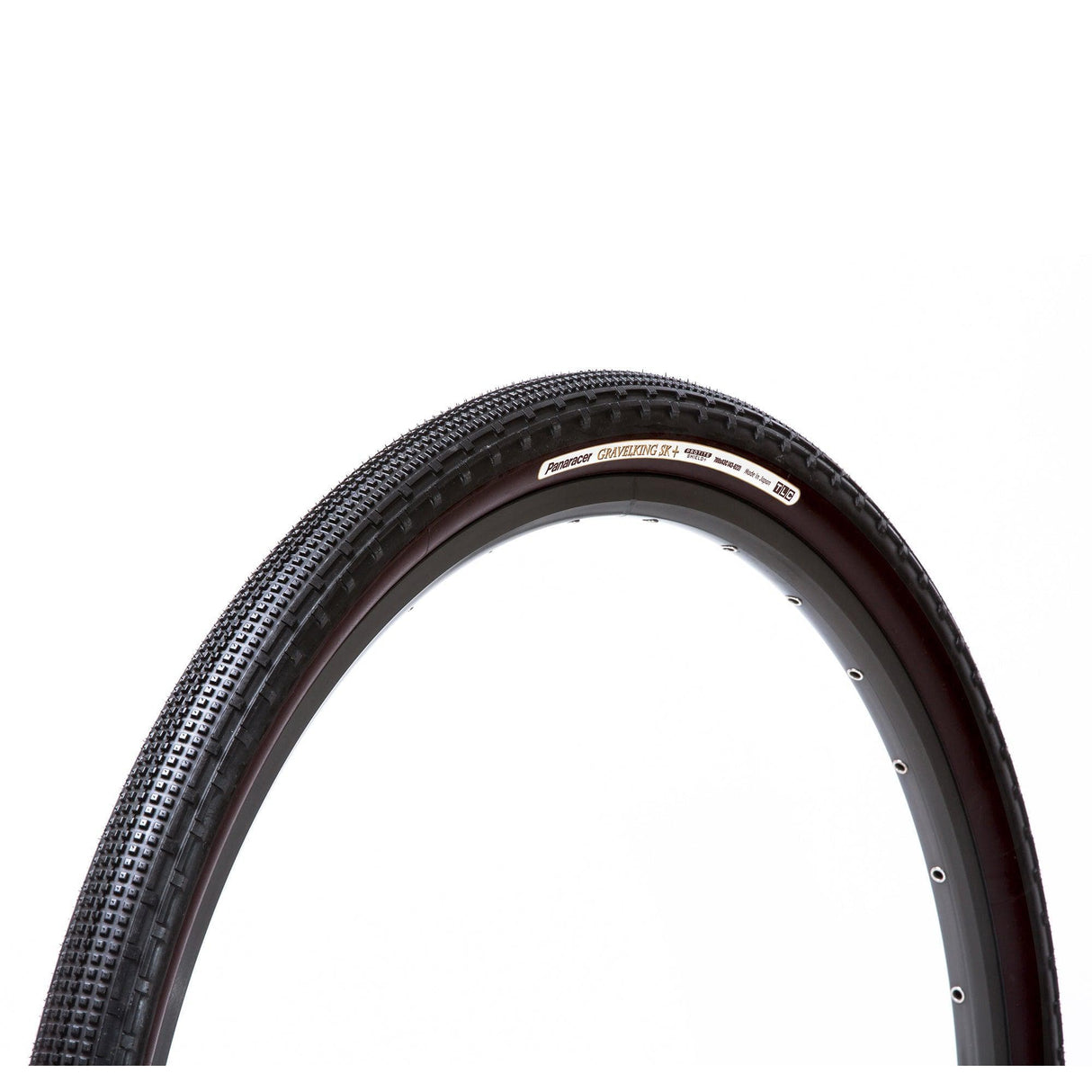 Panaracer Gravelking Sk+ Tlc Folding Tyre: Black/Black 700X32C