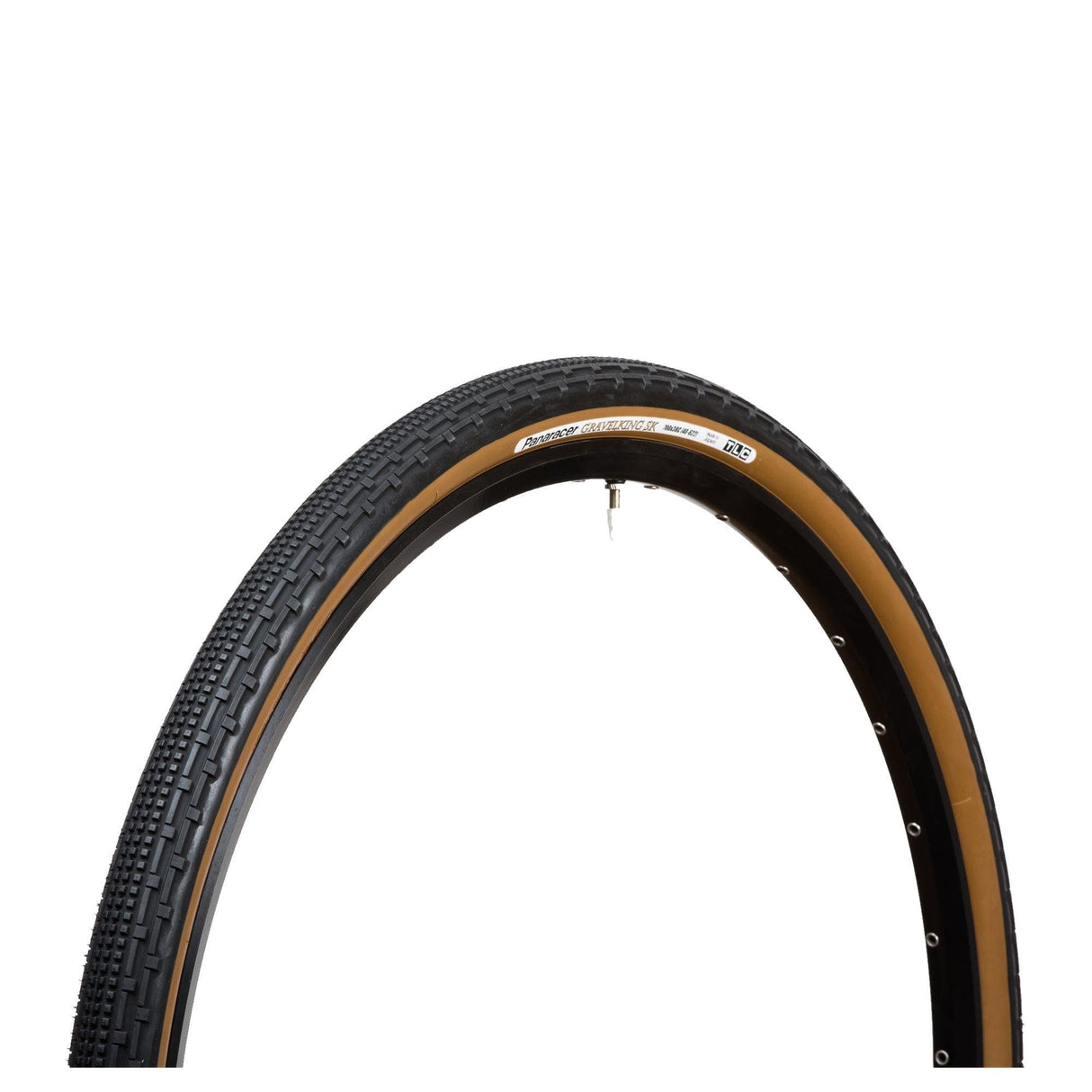 Panaracer Gravelking Sk Tlc Folding Tyre: Black/Brown 700X32C