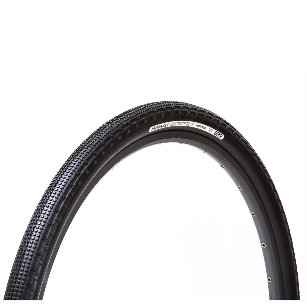 Panaracer Gravelking Sk Tlc Folding Tyre: Black/Black 700X38C