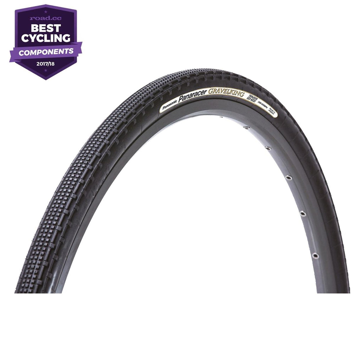 Panaracer Gravelking Sk Folding Allroad Tyre: Black/Black 700X26C