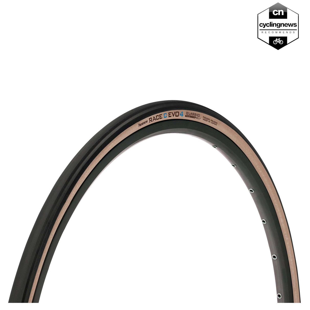 Panaracer Race C Evo 4 Folding Road Tyre: Black/Amber 700X28C