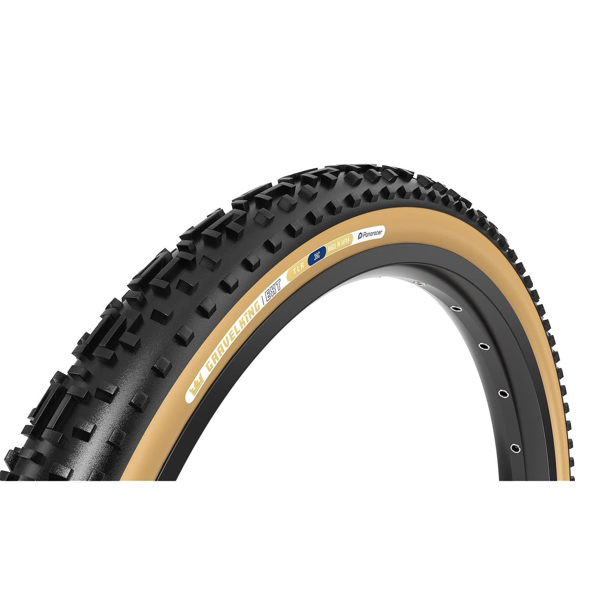 Panaracer Tlr Gravelking Ext Tlr Gravel Tyre: Black/Brown 700X38C