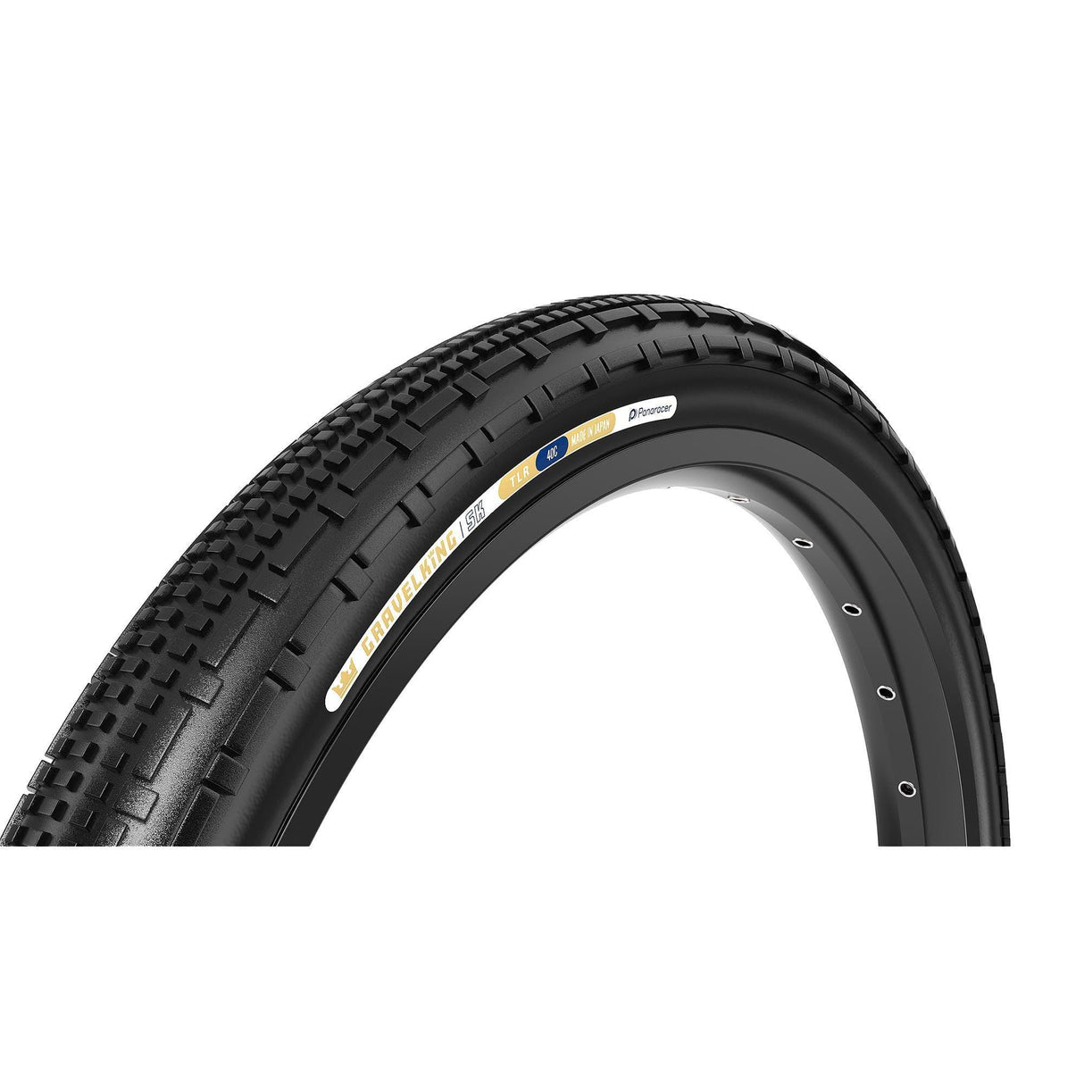 Panaracer Tlr Gravelking Sk Tlr Gravel Tyre: Black/Black 700X40C