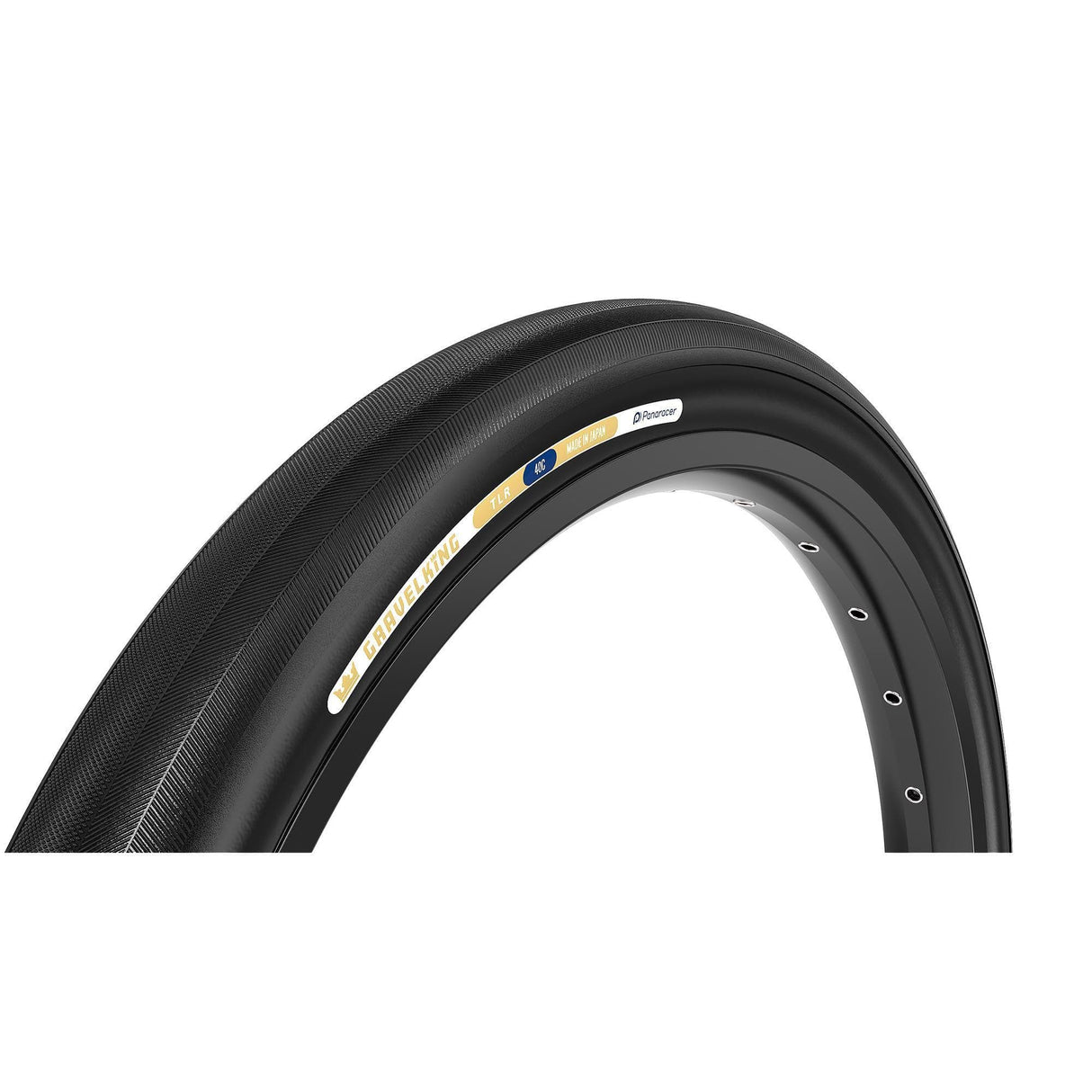 Panaracer Tlr Gravelking Slick Tlr Gravel Tyre: Black/Black 700X40C