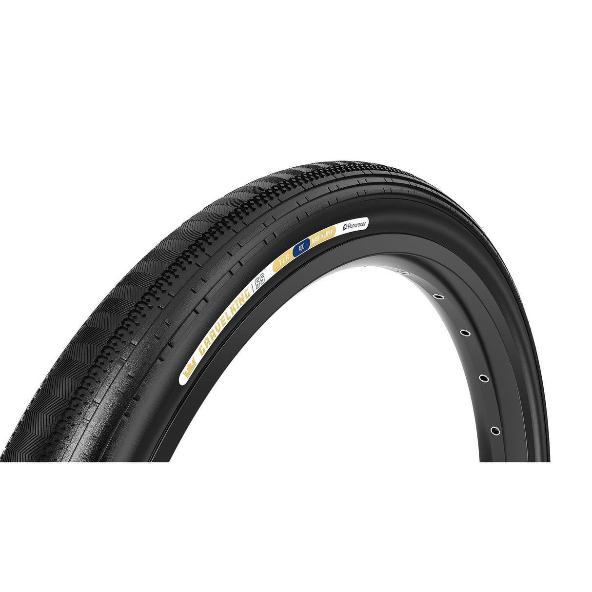 Panaracer Tlr Gravelking Ss Tlr Gravel Tyre: Black/Black 700X40C