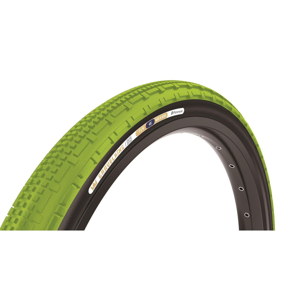 Panaracer Gravelking Sk Colour Edition Tlr Gravel Tyre: Matcha/Black 700X45C