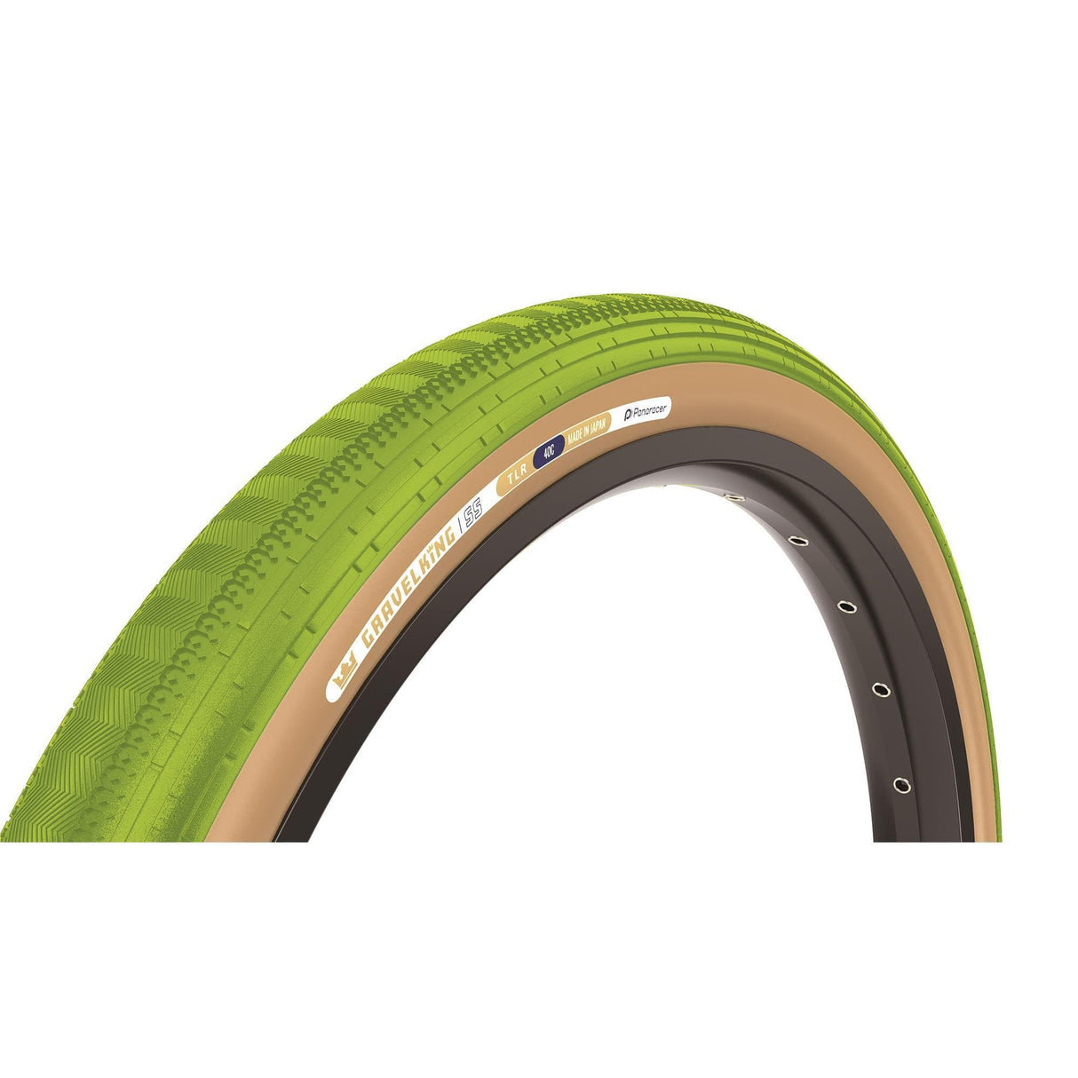 Panaracer Gravelking Ss Colour Edition Tlr Gravel Tyre: Matcha/Brown 700X40C