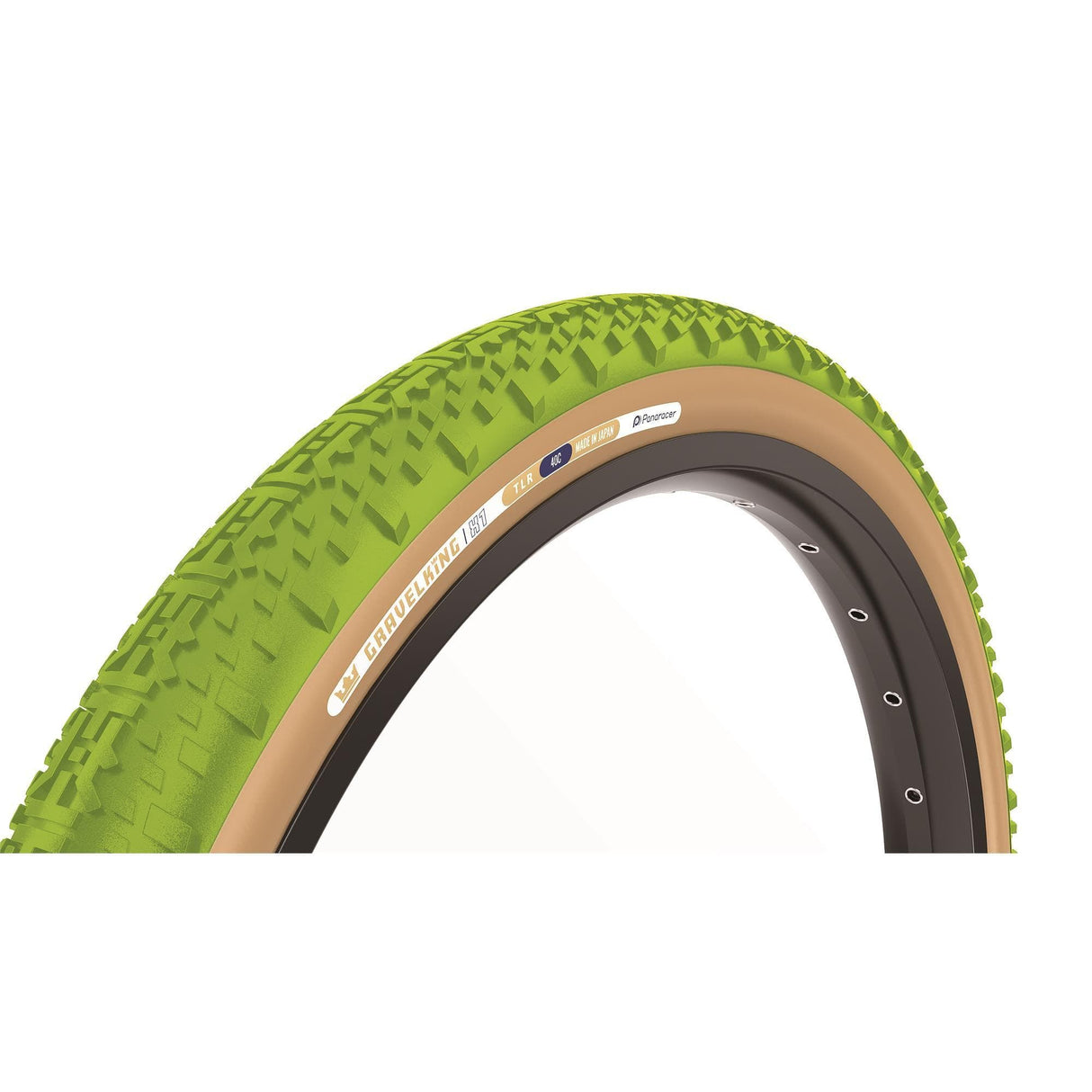 Panaracer Gravelking X1 Colour Edition Tlr Gravel Tyre: Matcha/Brown 700X45C