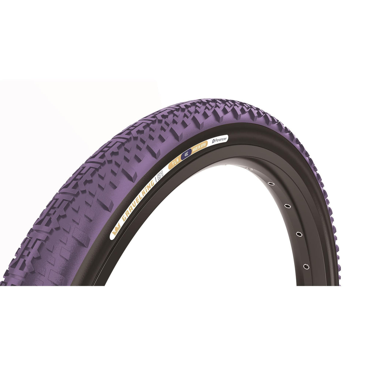 Panaracer Gravelking X1 Colour Edition Tlr Gravel Tyre: Panaracer Purple/Black 700X40C