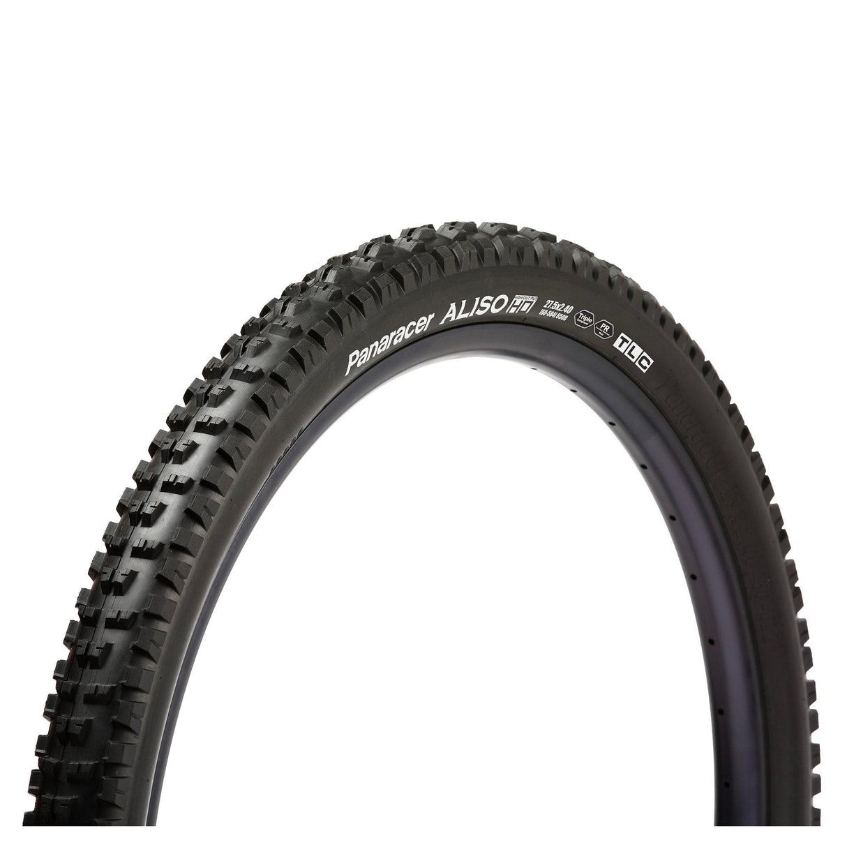 Panaracer Aliso Ho Tubeless Compatible Folding Tyre: Black/Black 27.5X2.60"