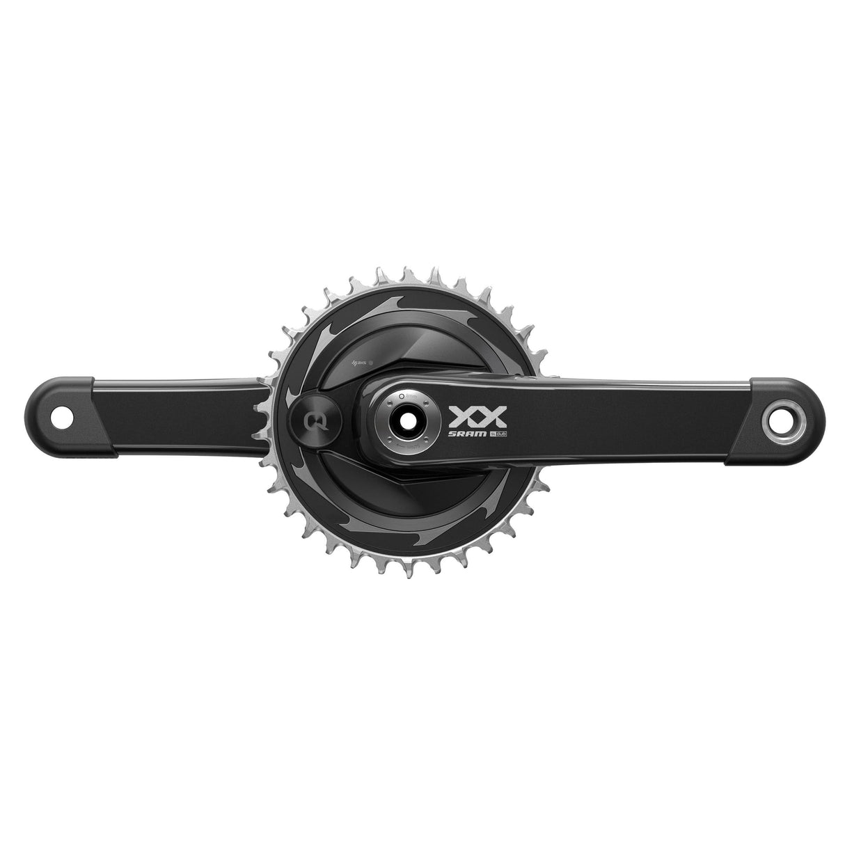 Sram Crankset Powermeter Xxsl Eagle Spider Q168 55Mm Chainline Dub Black 34T T-Type (Bb Not Included) 2023: Black 170Mm