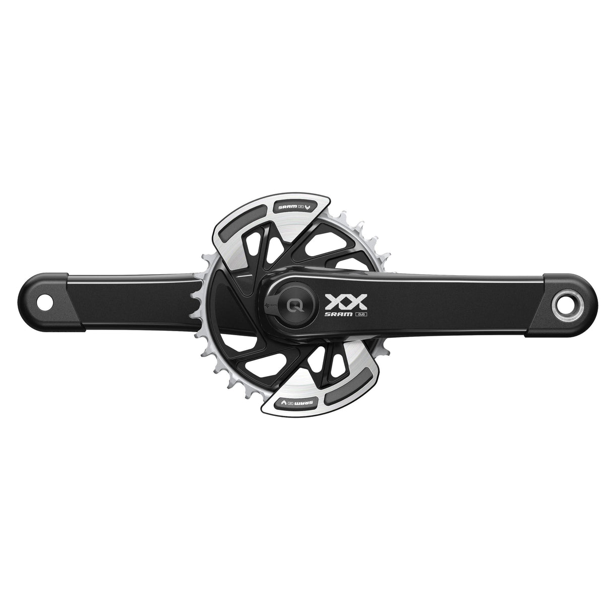 Sram Crankset Powermeter Xx Eagle Spider Q174 55Mm Chainline Dub Mtb Wide Black 32T T-Type (Bb Not Included) 2023: Black 170Mm