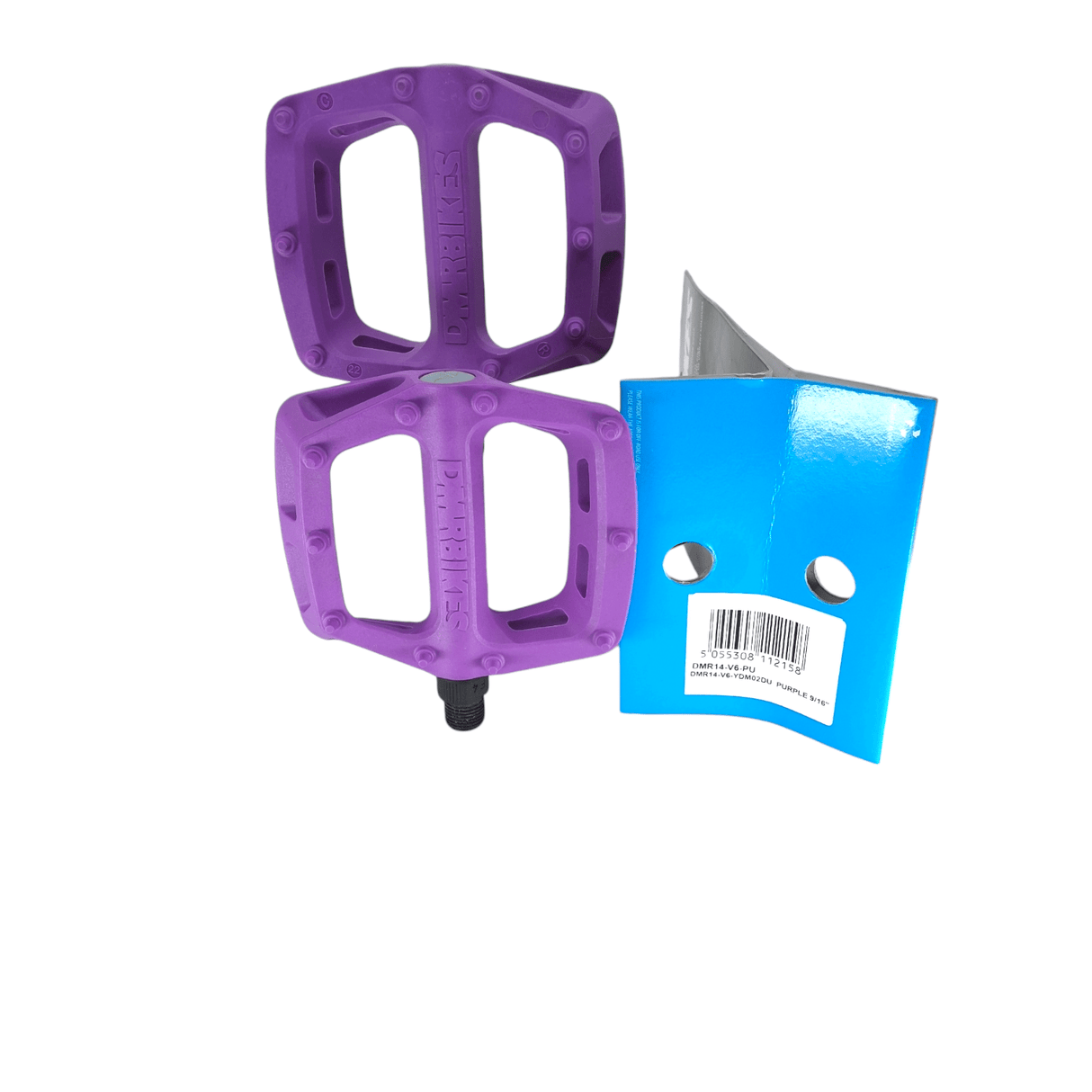 DMR V6 Nylon Mountain Biking Pedal - Cro-Mo Axle - Purple