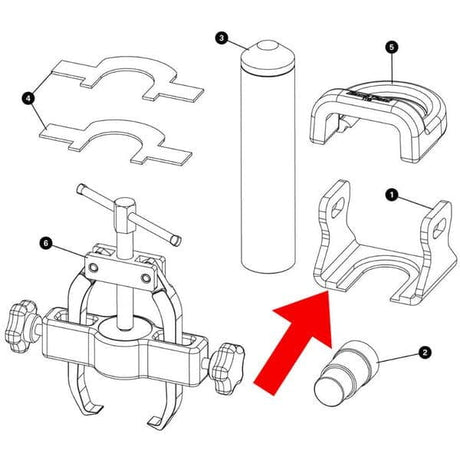 Park Tool 1197 - CBP-5 Bearing Removal Adapter