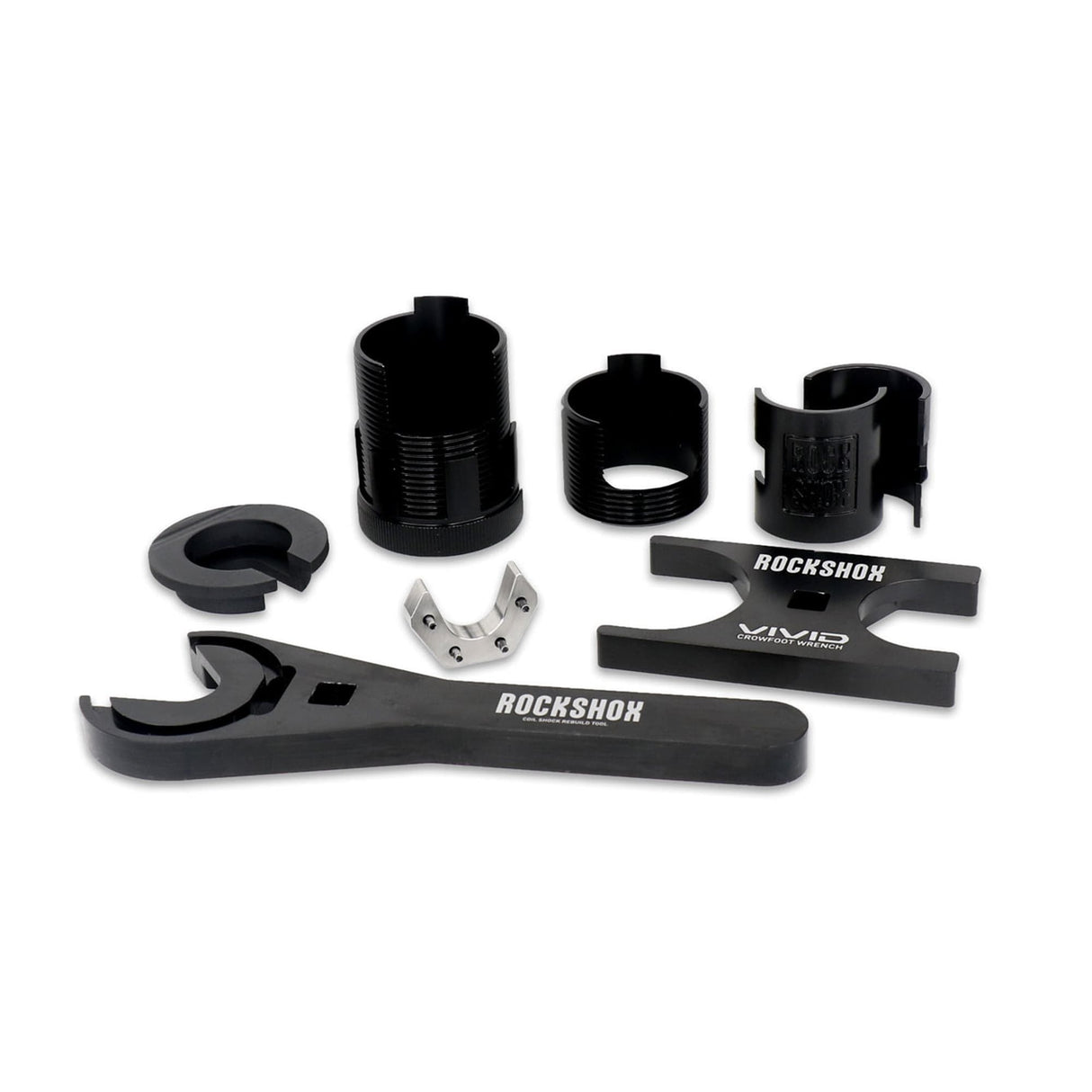 Rockshox Rear Shock Toolset For Vivid Service (Includes Countermeasure Tools, Clip, 46/36 Crowfoot, Body Protector) - Vivid C1+ (2024+):