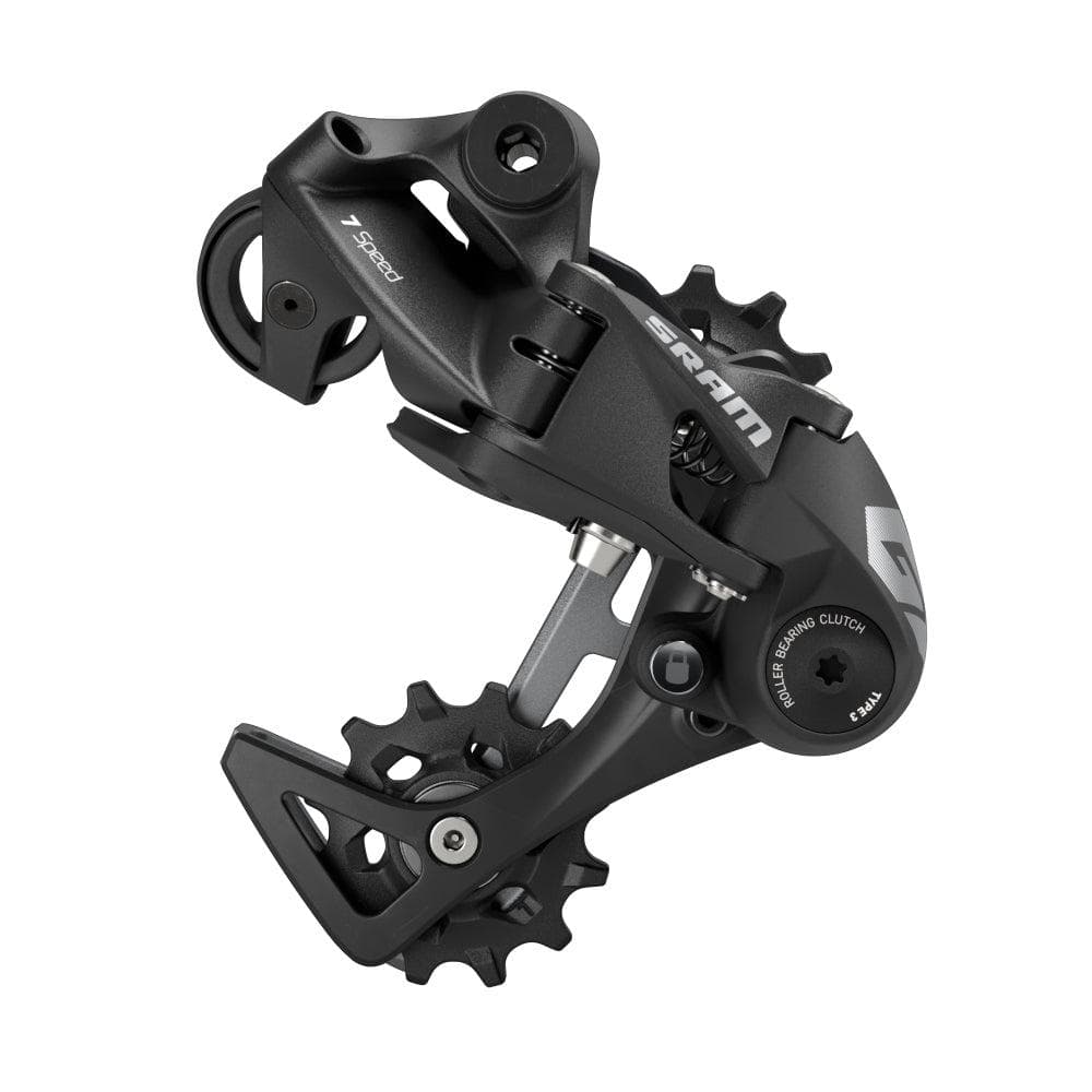 Sram Rear Derailleur Gxdh 7-Speed Medium Cage A3: Black 7 Speed