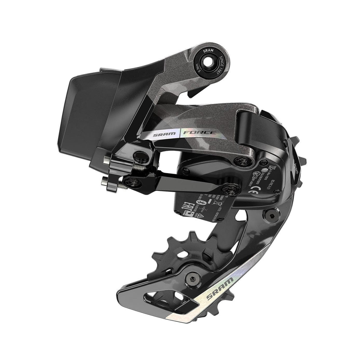 Sram Rear Derailleur Force Axs D2 12-Speed Max 36T (Battery Not Included) 2023: Iridescent 12 Speed