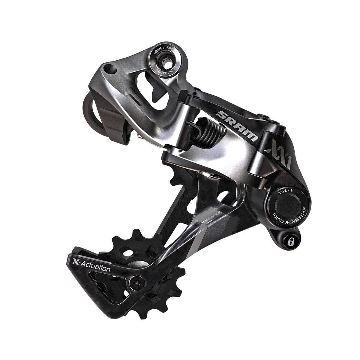 Sram Xx1 Rear Derailleur - Type 2.1 - 11 Speed - Black: Black 11 Speed