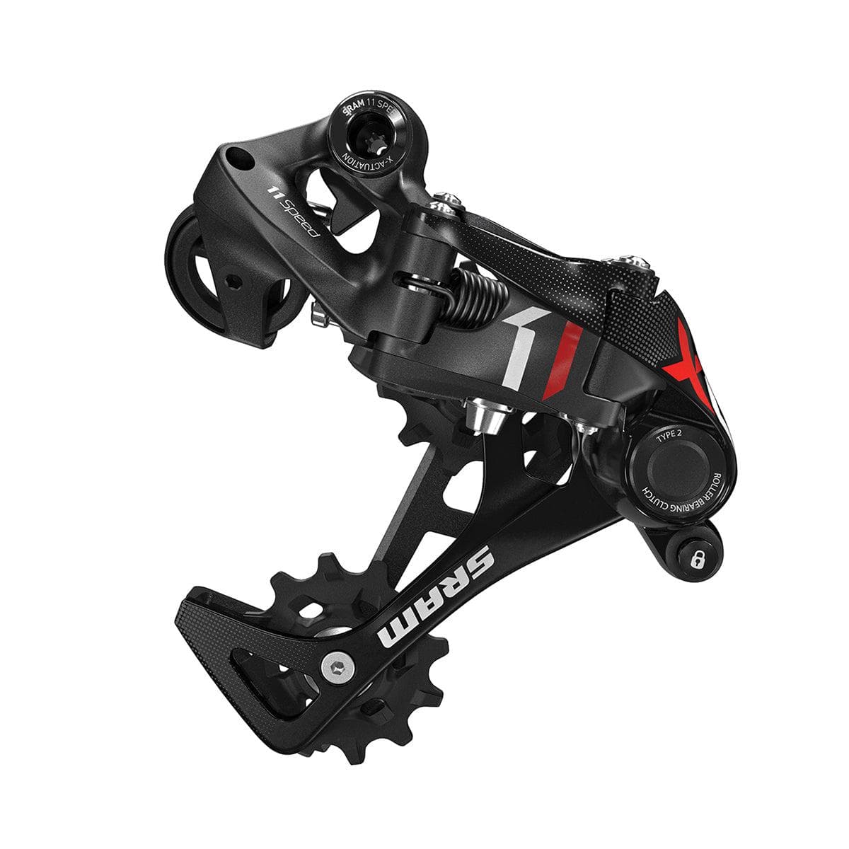 Sram X01 Rear Derailleur - Type 2.1 - 11 Speed - Red: Red 11 Speed