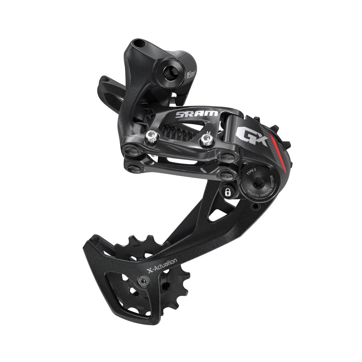 Sram Rear Derailleur Gx 2X11-Speed Long Cage Red: Red 11Spd Medium