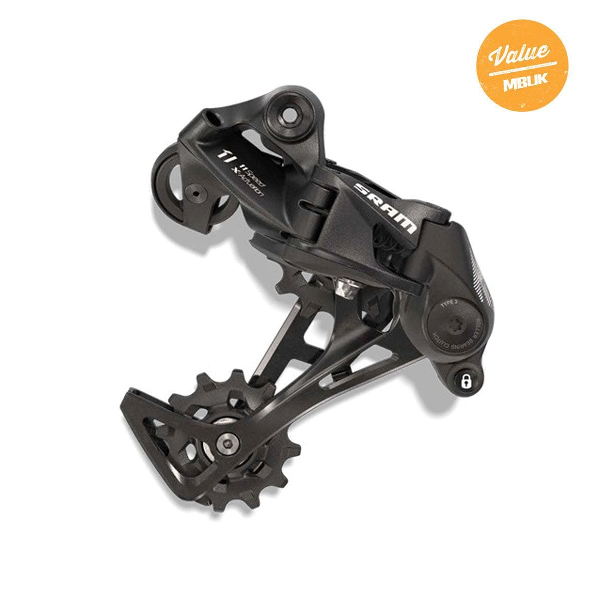 Sram Rear Derailleur Nx 1X11 Speed Long Cage Black: Black 11Spd Long