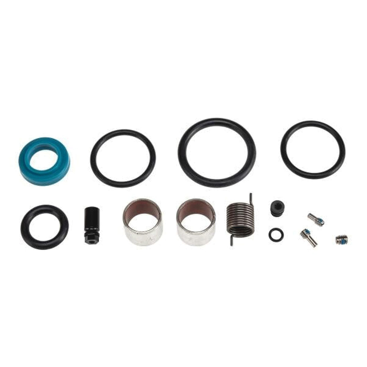 Rockshox Service - 200 Hour/1 Year Service Kit (Includes Sealhead Seals, Piston Seal, Glide Rings, Ifp Seals, Remote Spares)) - Super Deluxe Coil/Coil Remote A1-A2 (2018-2020): Black