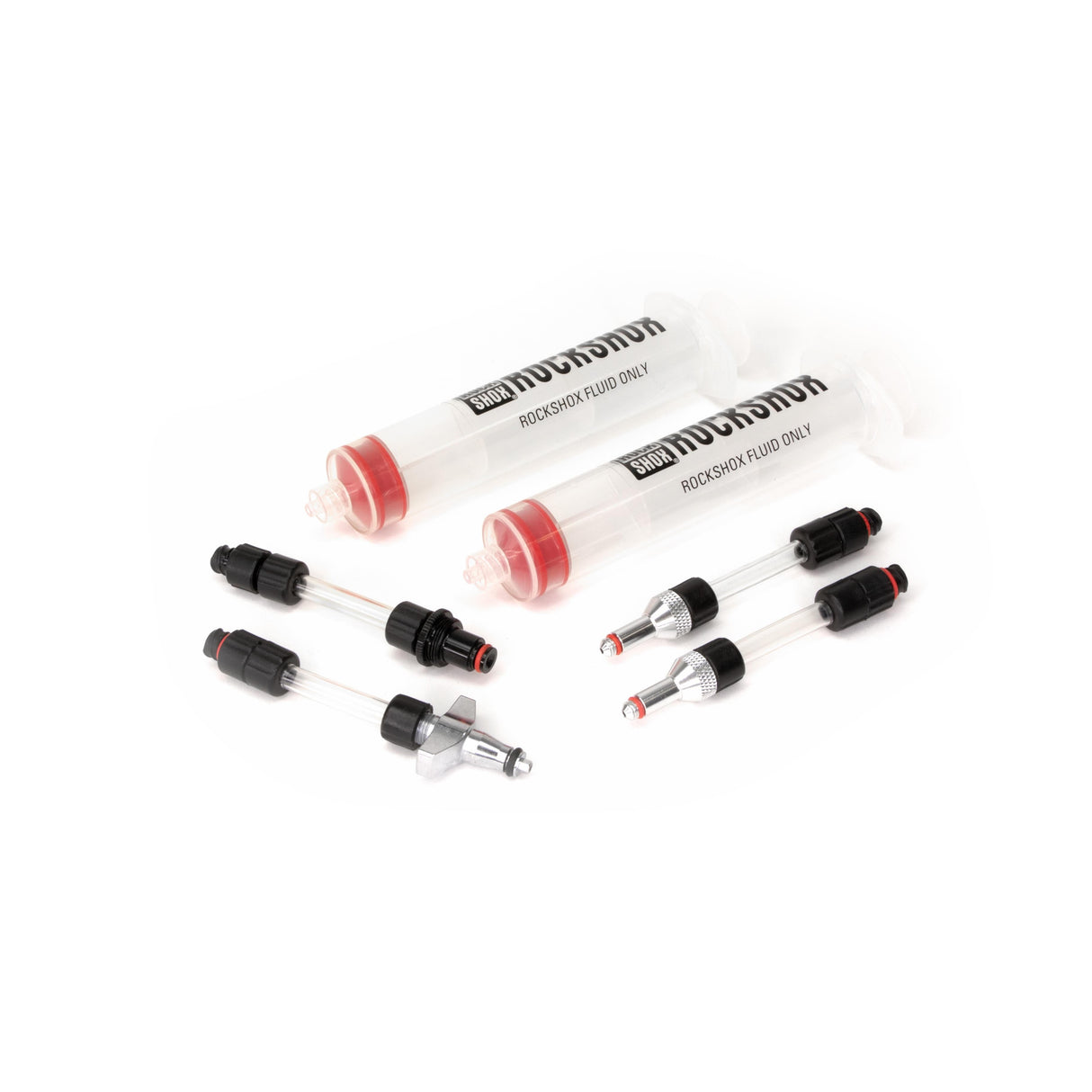 Rockshox Rockshox Universal Bleed Kit (Includes 2 Syringes, 2 Standard Fittings, Charger Fitting, And Reverb Bleeding Edge Fitting):