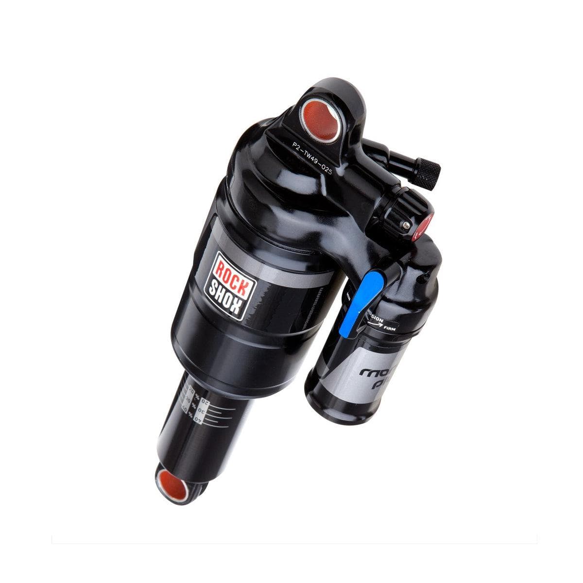 Rockshox - Monarch Plus Rc3 - (210X60/8.25X2.35) Debonair - High Volume Eyelet - 2 Volume Reducers - Mreb/Mcomp - Fastblack (Includes Mounting Hardware) 2012-2015 Trek Slash 27.5 B3 - My16: Black 210X60