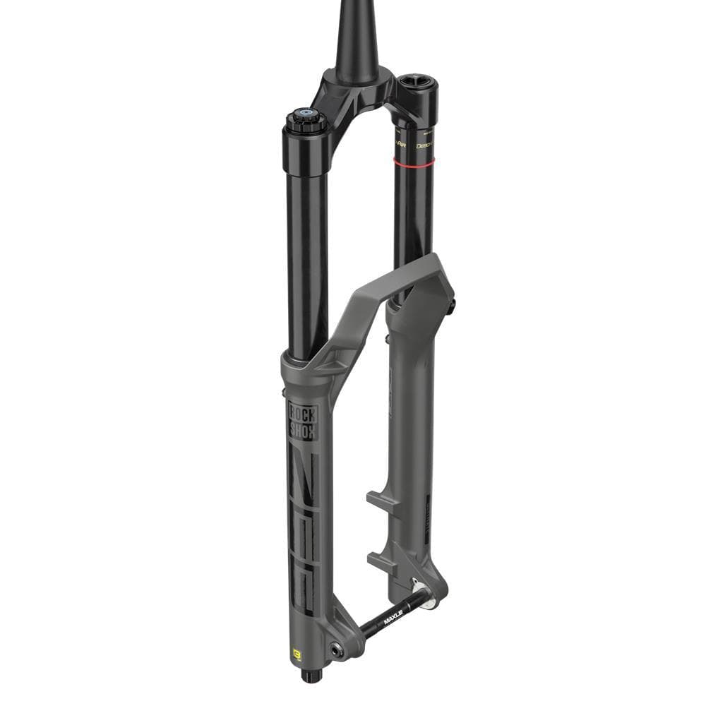 Rockshox Fork Zeb Ultimate Charger 3 Rc2 - Crown 27.5" Boost 15X110 Str Tpr Sm Crownod 44Offset Debonair (Inc. Bolt On Fender,2 Btm Tokens, Star Nut & Maxle Stealth) A2: Grey 180Mm