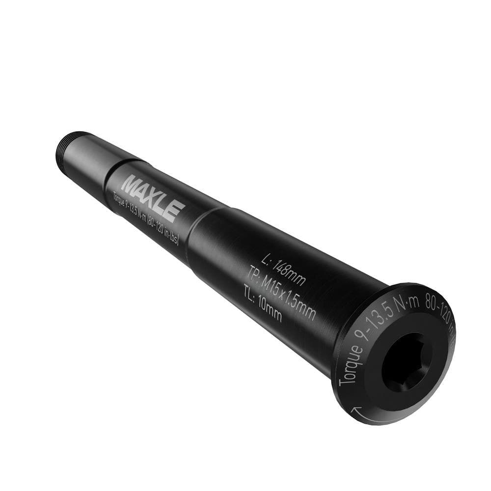 Rockshox Axle Maxle Stealth Front, 12X100, Length 134Mm, Thread Length 9Mm, Thread Pitch M12X1.50 - Rudy: Black