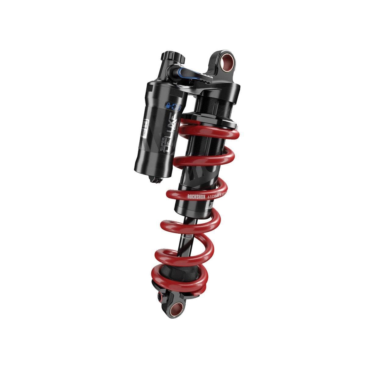 Rockshox Rear Shock Super Deluxe Ultimate Coil Rct (185X55) Mreb/Mcomp, 380Lb Lockout Force, Standard , Trunnion (Includes Mounting Hardware) 2017+ Norco Sight: Black 185X55