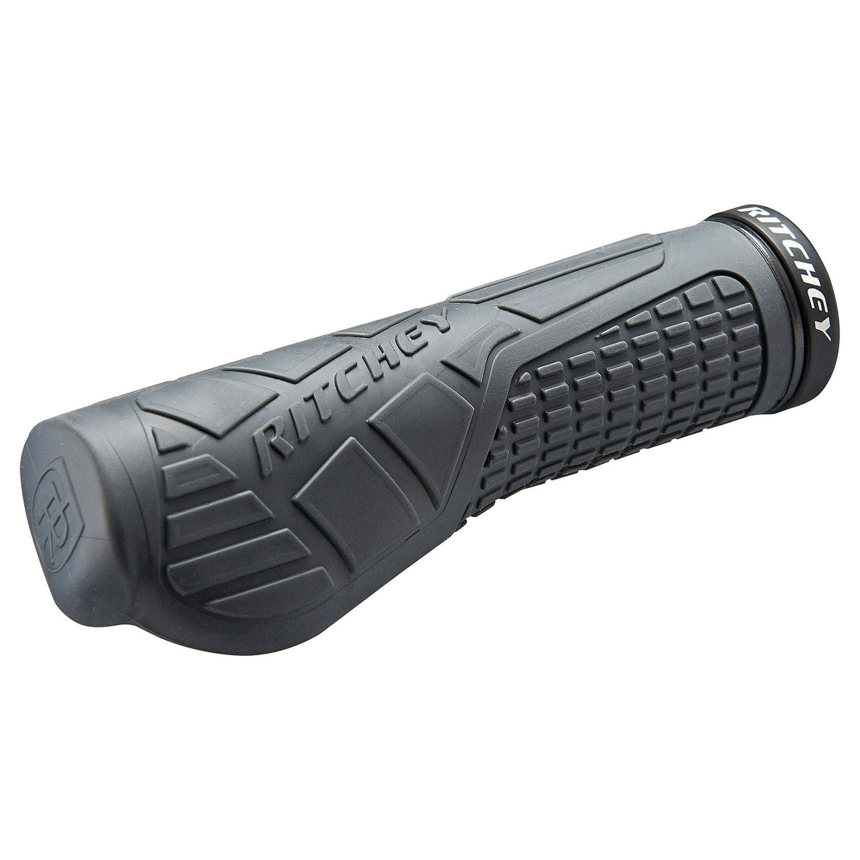 Ritchey Wcs Egp Locking Mtb Handlebar Grips: Charcoal 133Mm