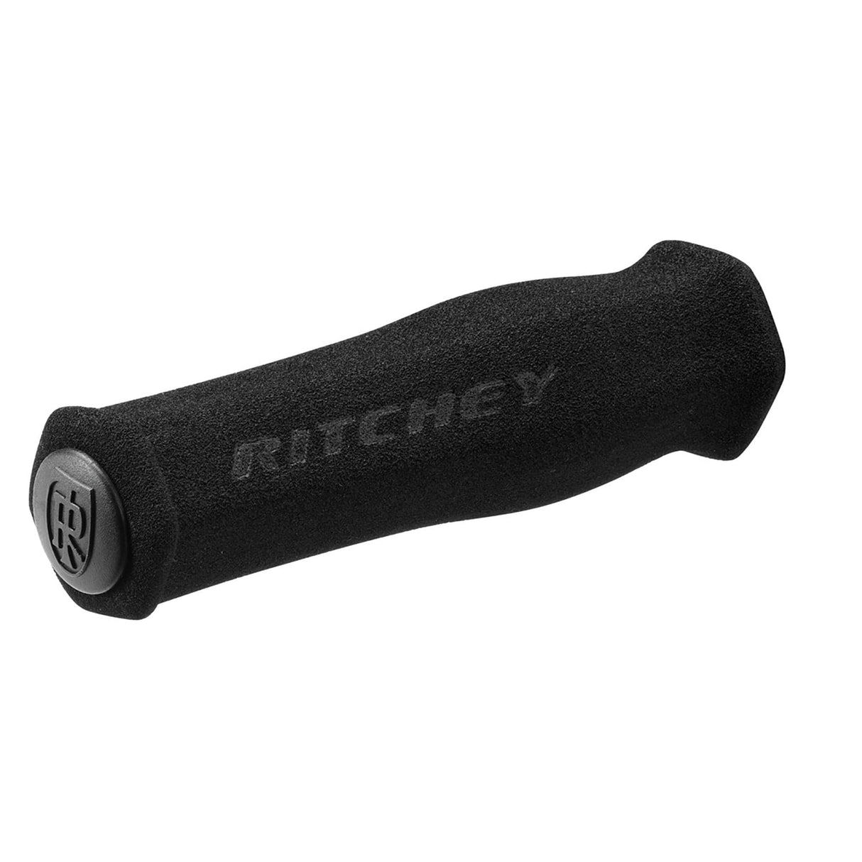 Ritchey Wcs Truegrip Ergo Neoprene Mtb Handlebar Grips: Black 130Mm