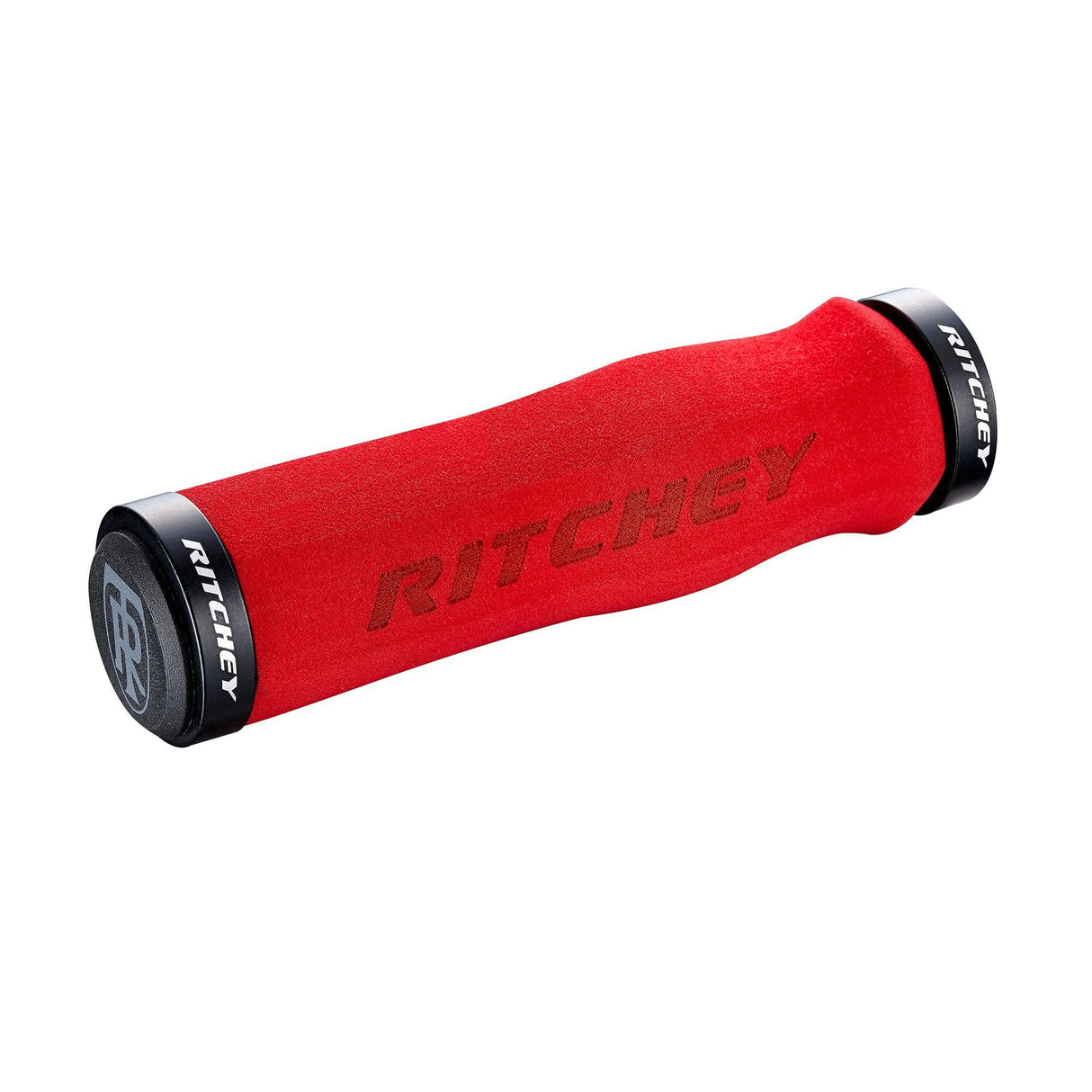 Ritchey Wcs Truegrip Neoprene Locking Mtb Handlebar Grips: Red 130Mm