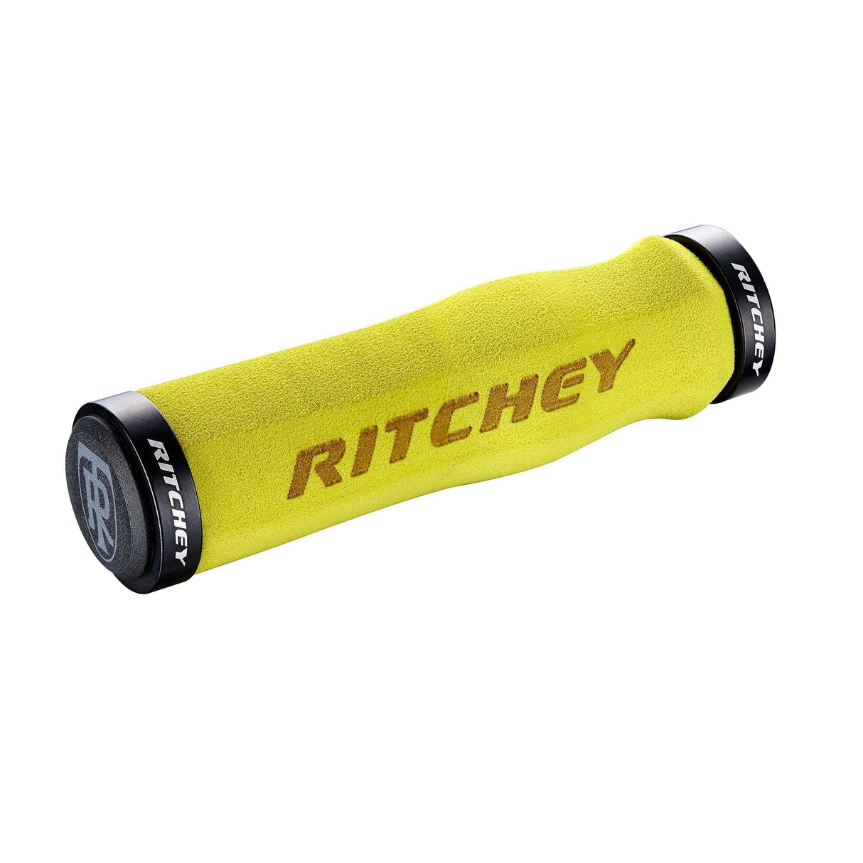 Ritchey Wcs Truegrip Neoprene Locking Mtb Handlebar Grips: Yellow 130Mm