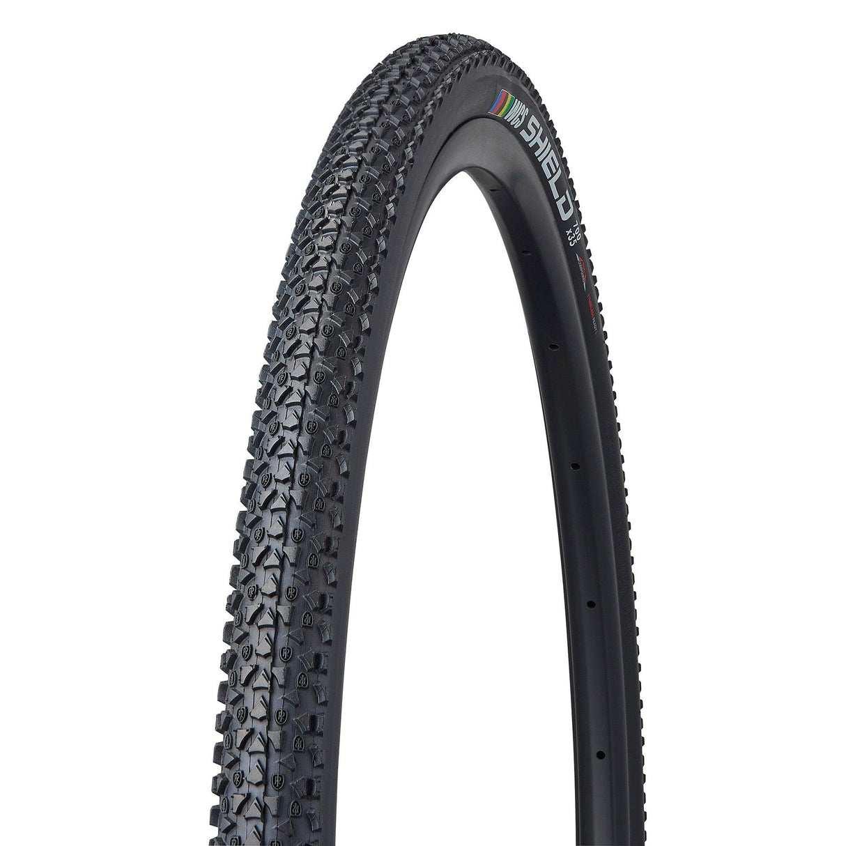 Ritchey Wcs Shield Tlr Folding Gravel Tyre: Black/Black 700X35C