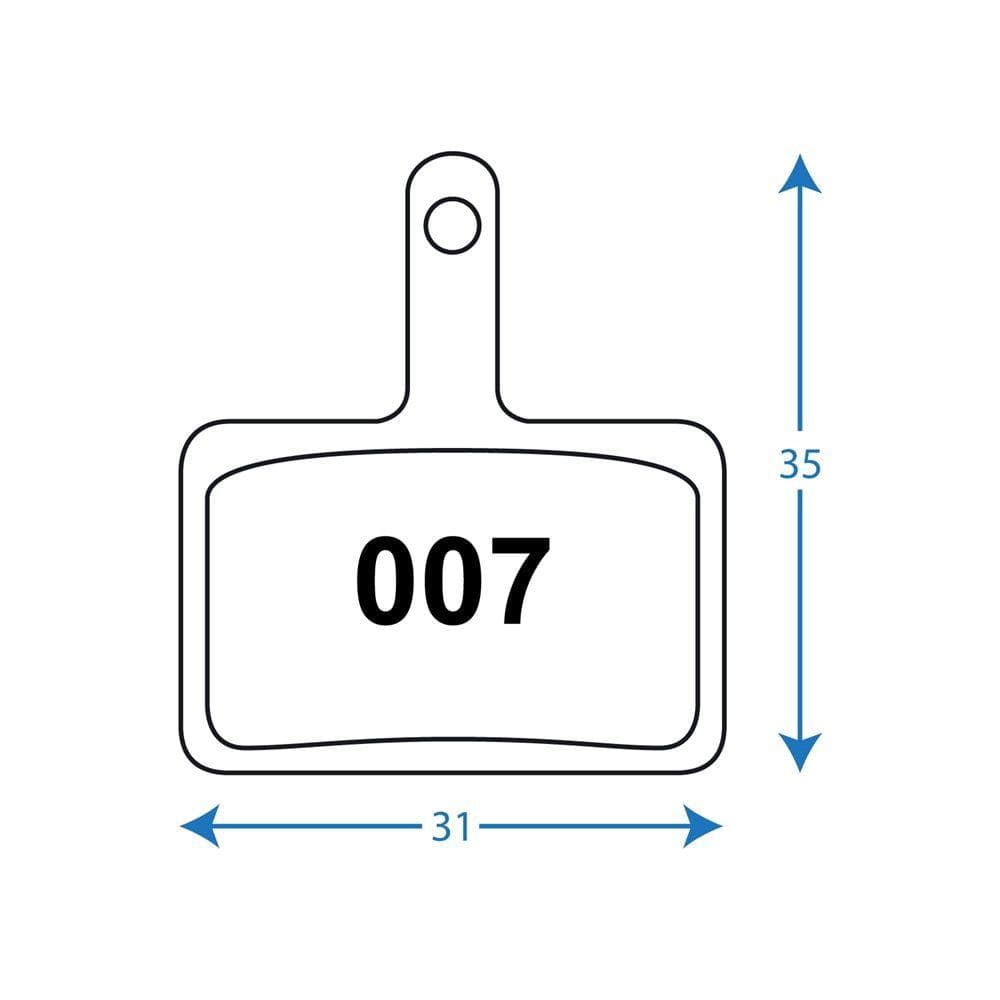 RWD R007 Pads  Shimano Deore, Tektro and TRP  Sintered