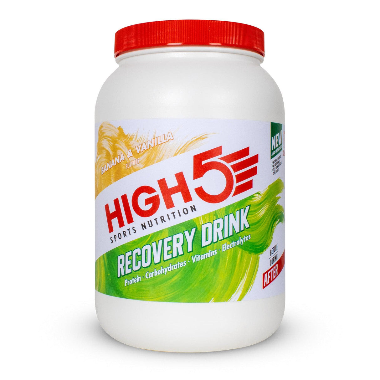 High5 High5 Recovery Drink Tub (1.6kg, Banana & Vanilla)